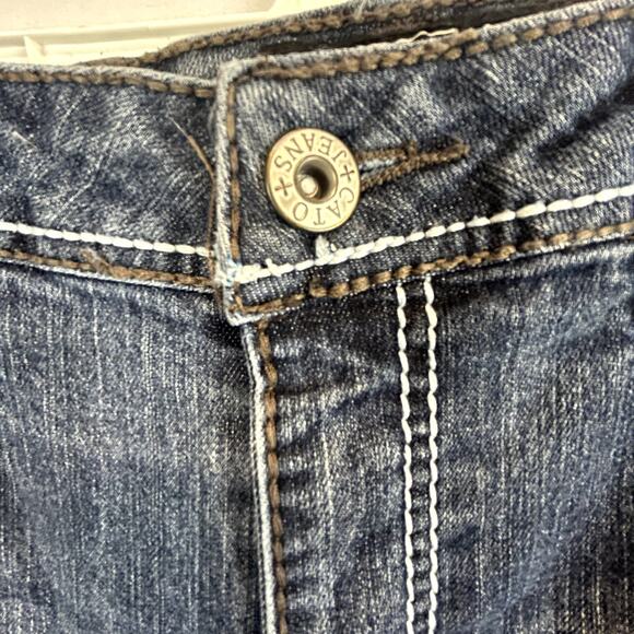 Cato Premium Women's Jeans size 14 38x31 the worn look - Picture 7 of 12